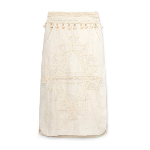 GOOP x JOHANNA ORTIZ “Ancestral Celebrations Midi Skirt- Ecru” - Picture 3 of 8